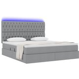 vidaXL Postelja z dodatnim prostorom za shranjevanje in LED osvetlitvijo, (5000105417) | Shoptok.si