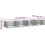  Vanjski kavez za pse čelični 15 02 m² | shoptok.hr