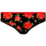 Frogies Women's panties Black Red Rose Cene