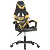  Gaming stol črno in zlato umetno usnje, (20701407) | Shoptok.si