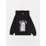 LC Waikiki Girls' Printed Long Sleeve Hoodie | Shoptok.si