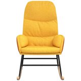  Stolica za ljuljanje od tkanine boja senfa | shoptok.hr
