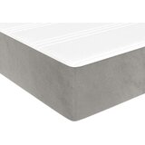 Box spring postelja z vzmetnico svetlo siv 90x190 cm žamet, (20726035) | Shoptok.si