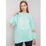 Fashion Hunters Oversized cotton oversize sweatshirt with a print Cene