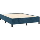  Okvir za krevet bez madraca tamnoplavi 140x190 cm baršunasti | shoptok.hr