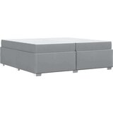  Konstrukcija postelje Svetlo siva 200 x 200 cm blago, (5000126556) | Shoptok.si