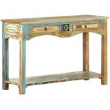  Konzolni stol od masivnog obnovljenog drva 120 x 40 x 75 cm | shoptok.hr