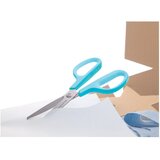  ŠKARE UREDSKE 17,5CM NEHRĐAJUĆI ČELIK FITCUT CURVE SC-175S PLUS.35052 SVIJETLO PLAVE BLISTER | Shoptok.si