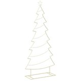  Metalno božićno drvce sa stalkom KUOPIO 210 cm Čelik Zlatno - 210 cm Zlatno | shoptok.hr