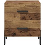 vidaXL Nočna omarica Star les 40 x 35 x 47.5 cm Konstruiran les | Shoptok.si