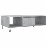 Maison Chic Klubska mizica - kavna mizica - Nizka mizica betonsko siva 104x60x35 cm inženirski les, (21753709) Cene