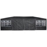 vidaXL party Šator s 12 Bočnih Zidova Antracit 8x4 m PE | shoptok.hr