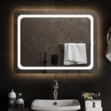  LED kupaonsko ogledalo s ogledalom *Transparent*an 80 x 60 cm | shoptok.hr