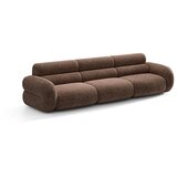 Micadoni Rjava sedežna garnitura iz šenilje 305 cm Neo – | Shoptok.si