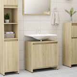 vidaXL Kopalniška omarica sonoma hrast 60x33x58 cm iverna plošča Cene