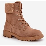 Boto Women's Lined Work Boots with Zipper Brown Mivael | shoptok.hr