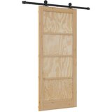  Klizna vrata ORKDAL Prirodna 86 x 198,5 cm Masivna borovina | shoptok.hr