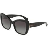 Dolce & Gabbana Icons Collection DG4348 501/8G ONE SIZE (54) Črna/Siva Cene