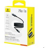 Baseus kabel USB C-C 1m 240W PicoGo magnetic silikonski črn P10376800121-00, (5000221448) | Shoptok.si