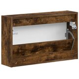  Ormar za cipele na zidu ZWOLLE 71 x 17 x 43 cm Dimljeni hrast - Dimljeni hrast | shoptok.hr