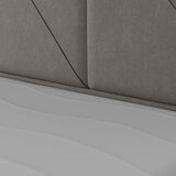 MID.YOU POSTELJA BOXSPRING 180 cm x 200 cm , leseni material svetlo siva | Shoptok.si