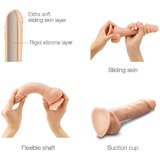 Strap-On-Me S - dvoslojni, potplat, realistični dildo (prirodni) | shoptok.hr