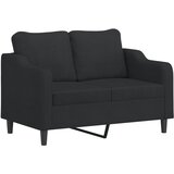  2-dijelni set sofa s jastucima crni od tkanine | shoptok.hr