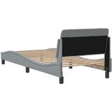  Okvir za krevet Dover svijetlosivi 90x190 cm tkanina | shoptok.hr