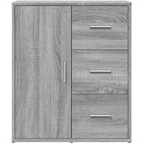  Komoda siva boja hrasta 60x31x70cm od konstruiranog drva | Eponuda.ba