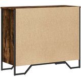  Komoda boja dimljenog hrasta 91x35 5x74 5 cm konstruirano drvo | shoptok.hr