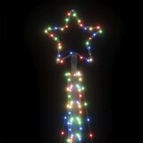 vidaXL LED božićno drvce 495 LED šarenih 300,5 cm | shoptok.hr