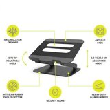 PORT DESIGN stalak za prijenosnik, 10 do 15,6’’, aluminij | shoptok.hr