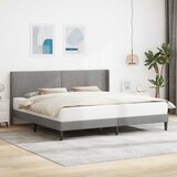  Krevetna konstrukcija Svjetlosiva 180 x 200 cm Baršun | shoptok.hr