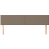 Uzglavlja 2 kom smeđesiva 80x5x78/88 cm od tkanine | shoptok.hr