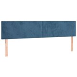  LED posteljno vzglavje temno modro 180x5x78/88 cm žamet, (20932228) | Shoptok.si
