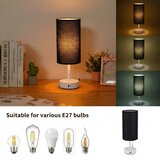  Brilagi - Stona lampa sa USB portom TABLON 1xE27/25W/230V bela/crna | Eponuda.com