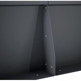  Zid za zadržavanje 2 kom. 100 x 12 x 30 cm Čelik Antracit | shoptok.hr