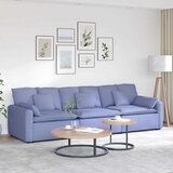  Modularna sofa s jastucima, traperice plave boje Cene