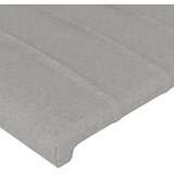  LED uzglavlje svjetlosivo 93 x 16 x 118/128 cm od tkanine | shoptok.hr
