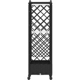  Povišeni krevet s mrežom i krovom Crna 124 x 40 x 129 cm PP | shoptok.hr