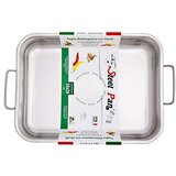 Toninelli steel Pan pravokoten pekač 35x26cm, inox 5856 35x26 cm 8015094101825 | Shoptok.si