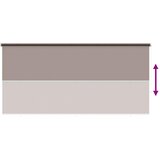  Vanjska roleta 90% blokada UV zraka Sivosmeđa 400 x 140 cm HDPE | shoptok.hr