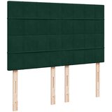  Krevet s oprugama i madracem tamnozeleni 160x200 cm baršunasti | shoptok.hr