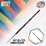 Green Stuff World synthetic cel shading brush 5/0 | Eponuda.com