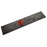  Kuhinjski tepih perivi s natpisom Cooking 60x300 cm baršunasti | shoptok.hr
