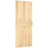  Klizna vrata Prirodna i bijela 85 x 210 cm Čvrsta borovina | shoptok.hr