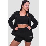 GymBeam ženska jakna za trčanje pulse black