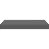  Plutajuća zidna polica visoki sjaj siva 40 x 23 x 3,8 cm MDF | shoptok.hr