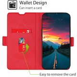 INORCO Super tanek ovitek za telefon z režo za kartice za ZTE Axon 40 Lite, stojalo PU usnjena torbica za mobilni telefon, odporna na udarce, (22037134) | Shoptok.si