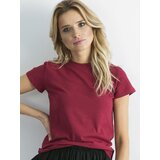 BASIC Feel Good T-shirt-RV-TS-4623.42-burgundy | Shoptok.si